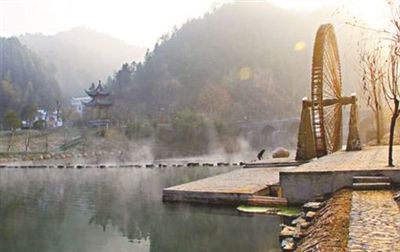 黟城盆地水口园林:横岗村石山 黟城盆地水口园林:横岗村石山