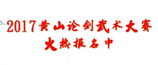 2017黄山论剑武术大赛 2017黄山论剑武术大赛