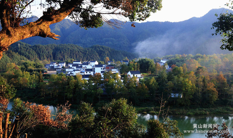 休宁县溪口镇青山绿水山村美