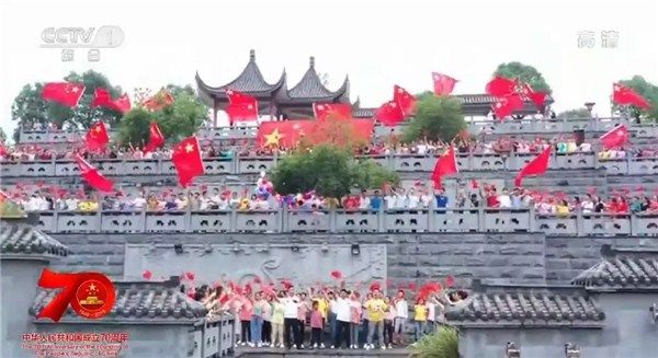祁门制作的“快闪”，入选央视阅兵直播花絮