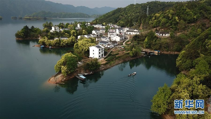 安徽黄山：太平湖风光秀美