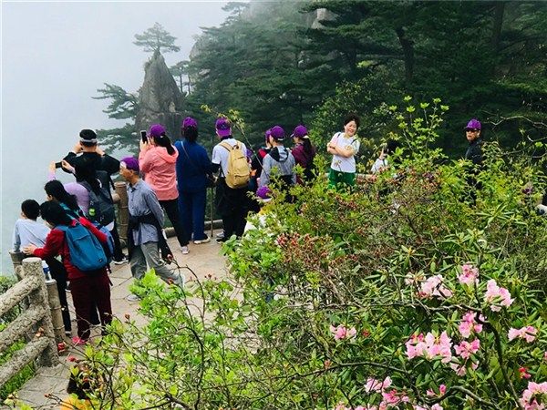 11万游客畅游黄山