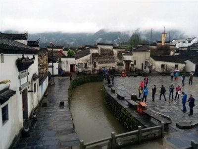 黄山脚下郭村古村落