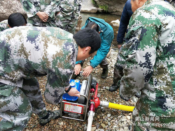 歙县三阳镇：加强森林消防队伍建设