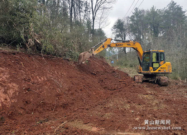 ​徽州区西溪南镇积极推进防汛道路工程开工建设