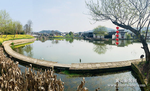 遇见春天——徽州区呈坎景区迎来首位游客