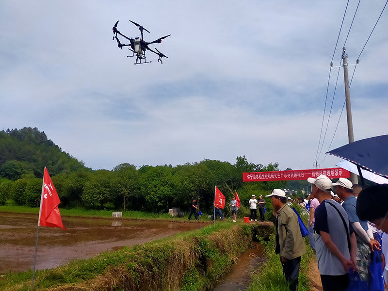 休宁县：举办水稻机耕机插现场演示活动