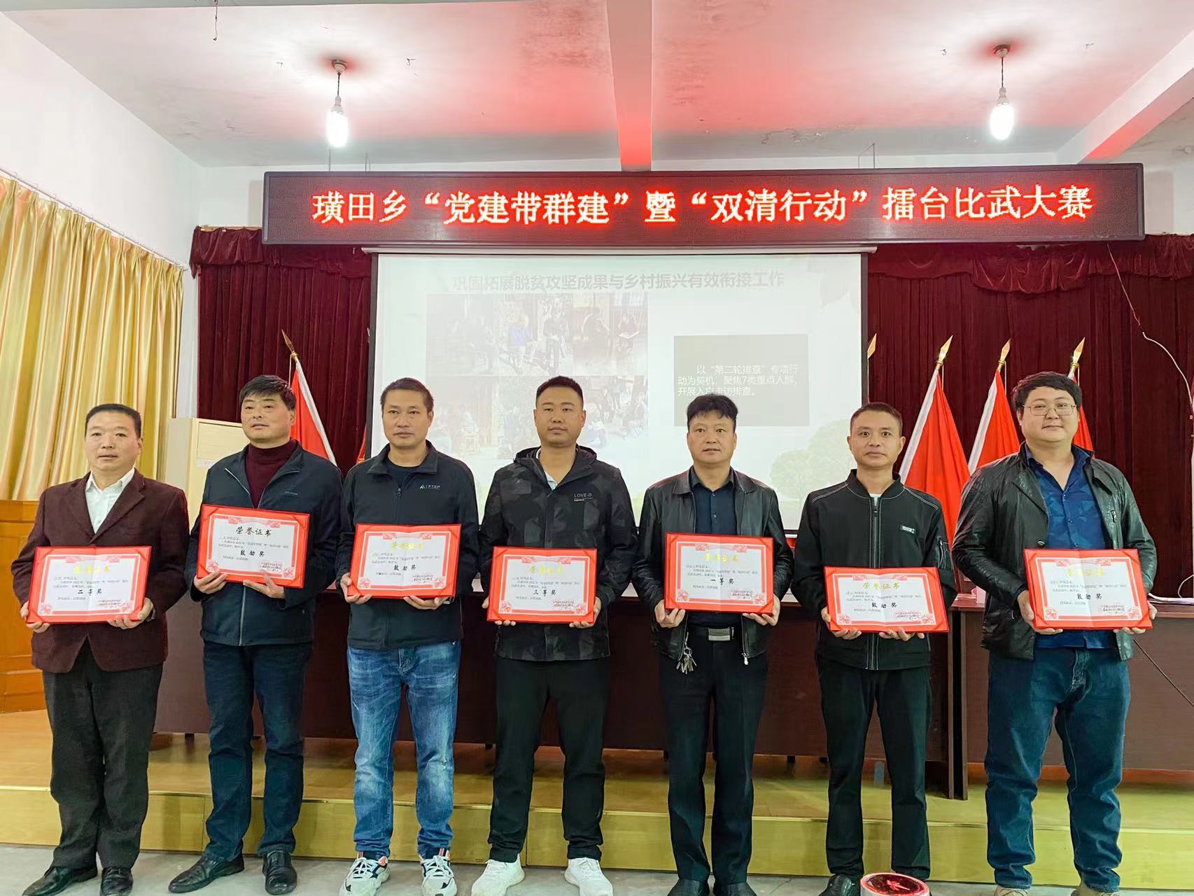 歙县璜田乡：擂台比武晒出“双清”行动绿色答卷