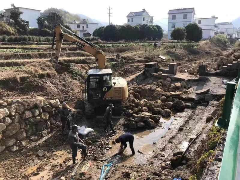 东临溪镇：假期赶工，水利冬修