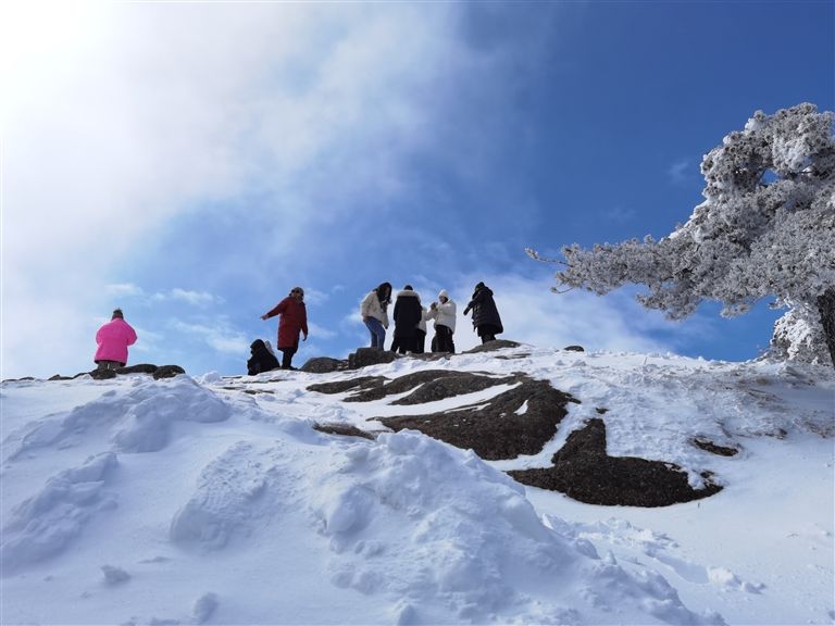 春雪黄山 美不胜收