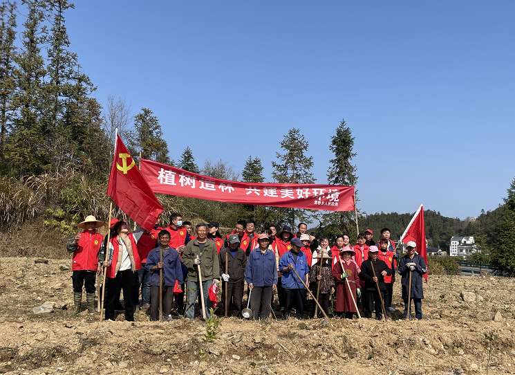 “党建引领•春满渭桥”  植树节主题党日活动