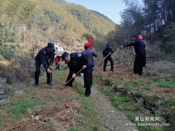 东临溪派出所： 义务植树助力乡村振兴
