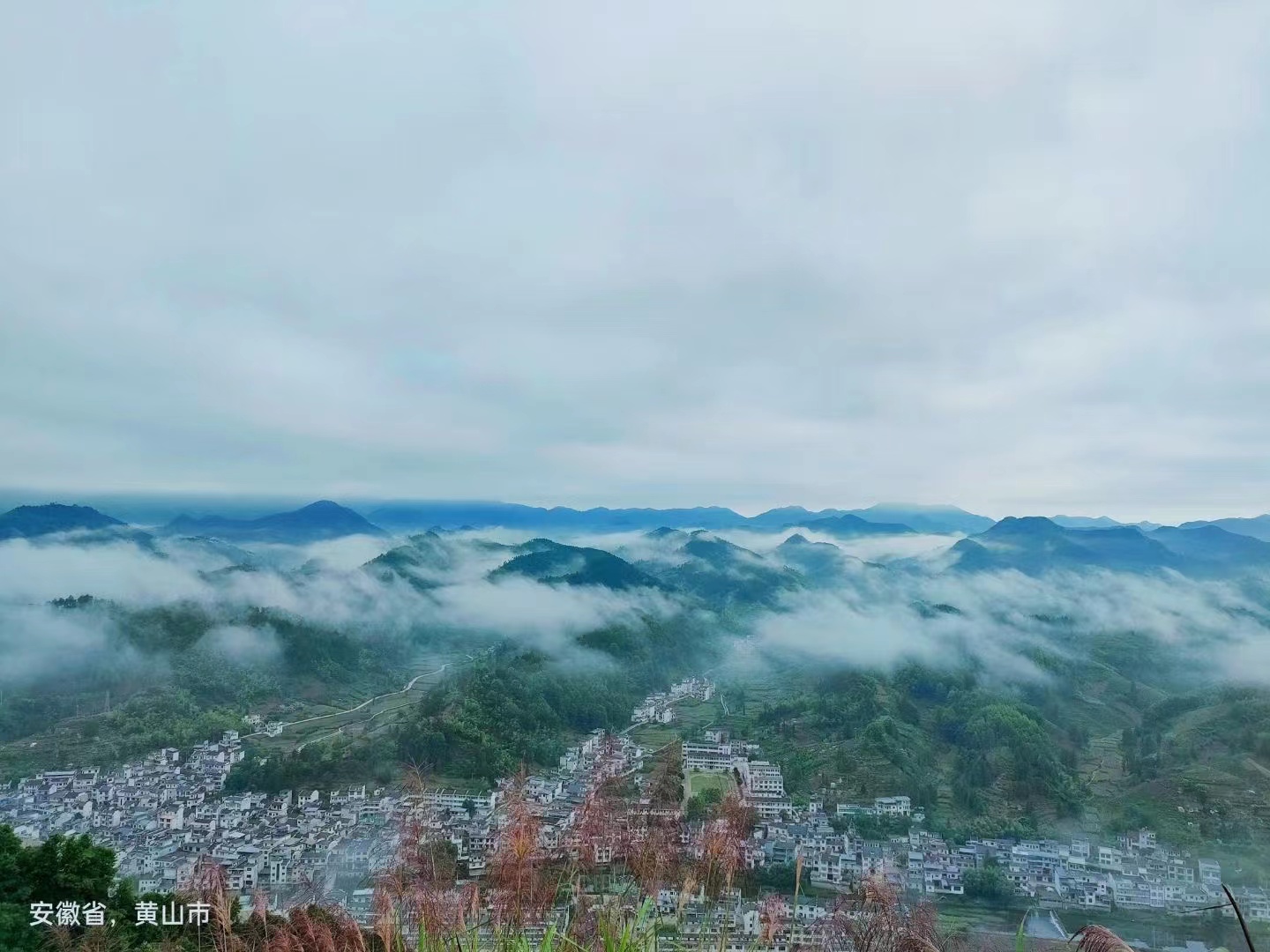 歙县​霞坑镇：云雾蒸腾，绿意茂盛   