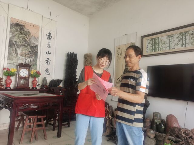 歙县昌溪乡：开展防范养老诈骗宣传活动