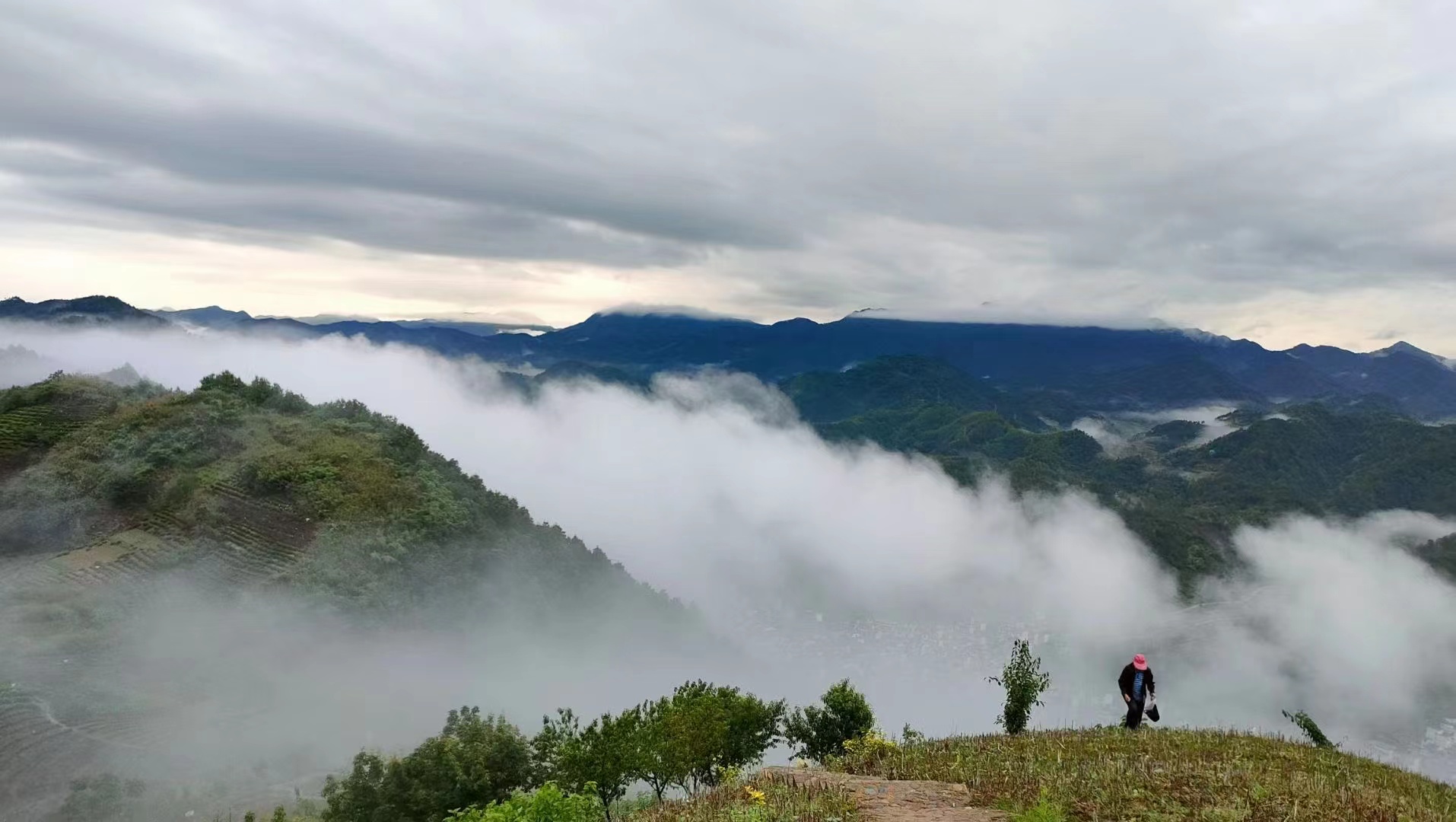 歙县霞坑镇：雨后仙境，云海青山
