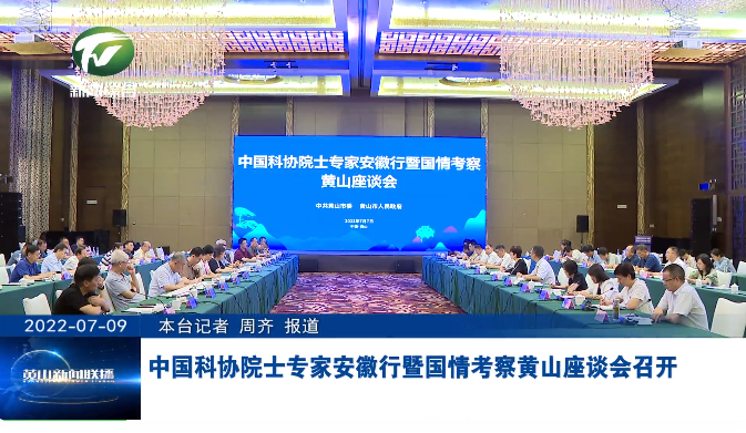 中国科协院士专家安徽行暨国情考察黄山座谈会召开
