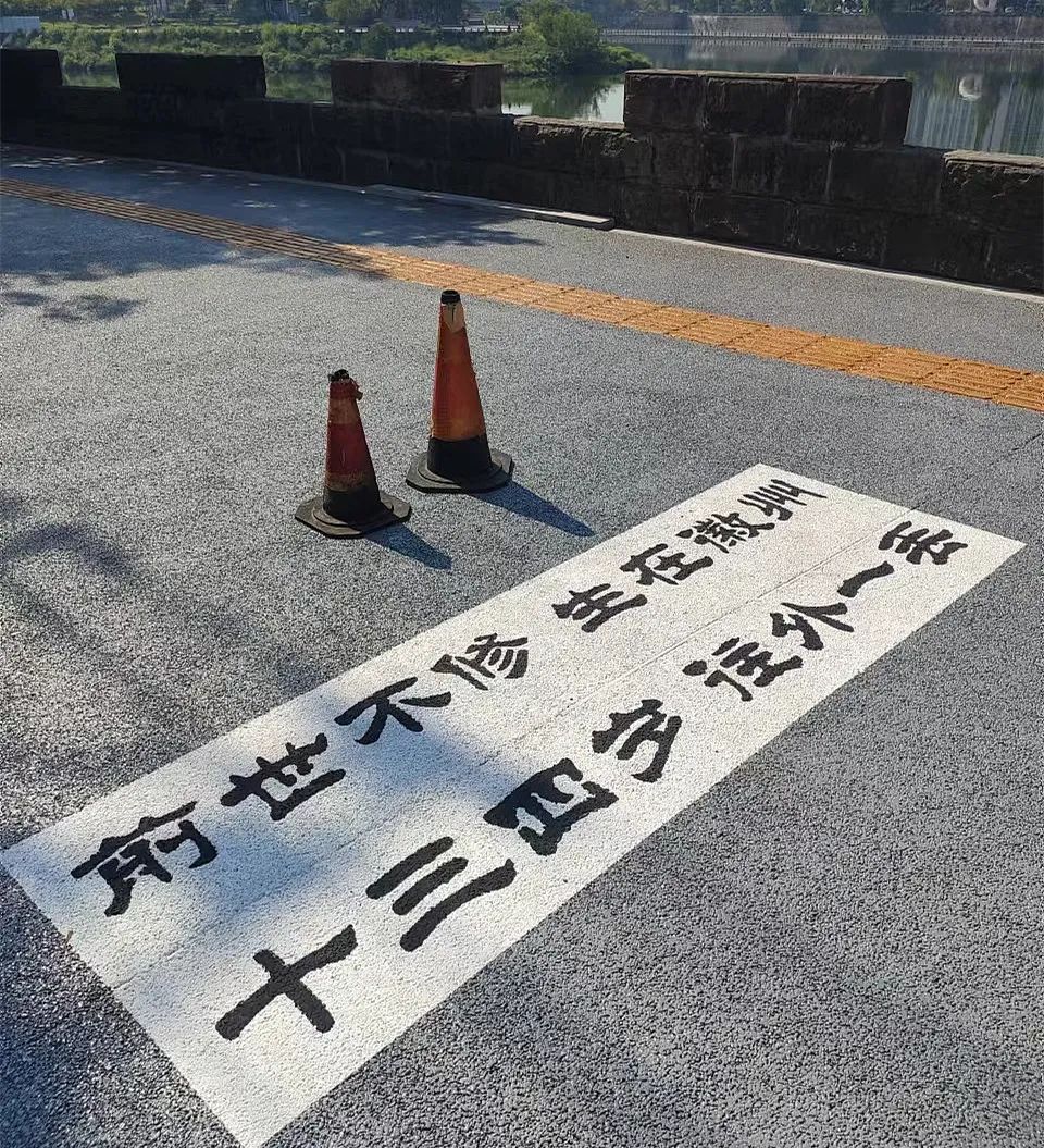 微改造、精提升！中心城区首条彩绘人行步道完成