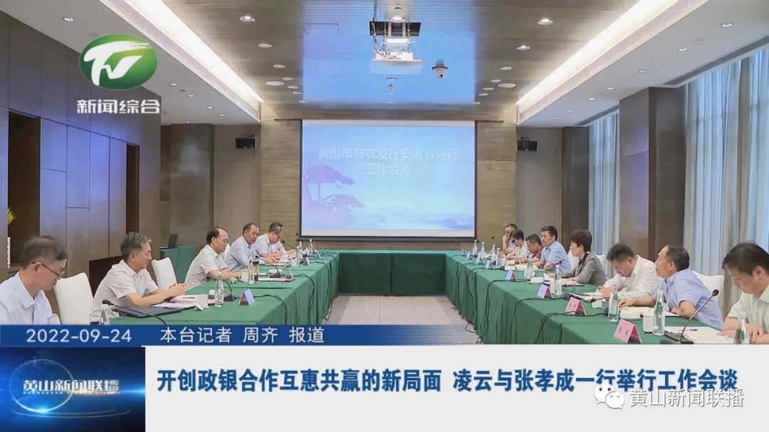 开创政银合作互惠共赢的新局面 凌云与张孝成一行举行工作会谈
