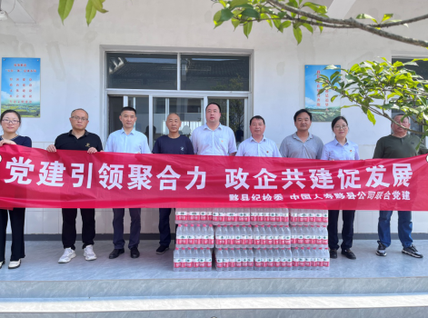 中国人寿黟县支公司赴县纪委监委开展党务座谈会既“送清凉”活动