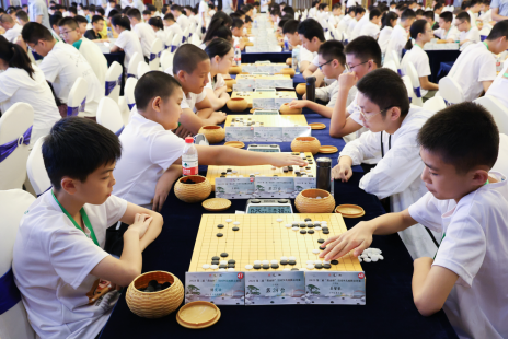 全国少儿围棋公开赛黄山开赛