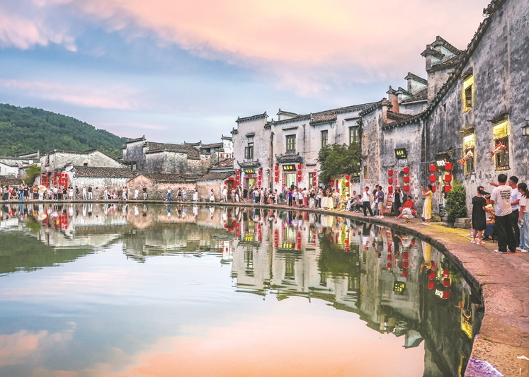 宏村：藏在傍晚的诗情画意